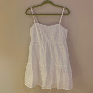 woven betty tiered mini dress new with tags